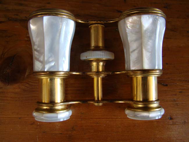 An attractive pair of French Opera Glasses by Lemaire of Paris and retailed by Mandel Brothers of Chicago circa 1910. — image 2